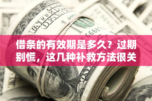 济南借条的有效期是多久?过期别慌,这几种补救方法很关键 济南借条的有效期是多久?过期别慌,这几种补救方法很关键